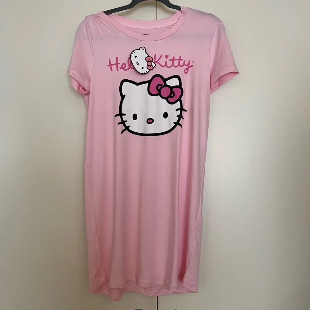 NWT hello kitty pink sleep shirt - Picture 1 of 3